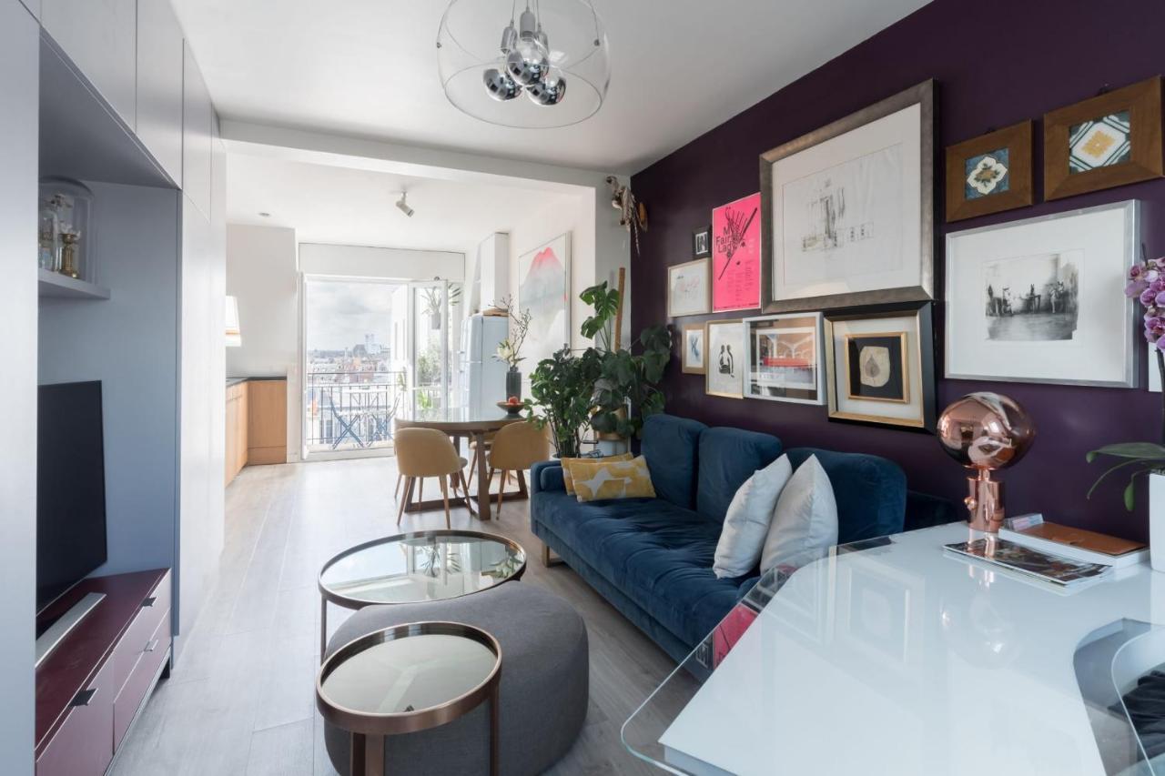 Bright And Homely 1 Bedroom Rooftop Apartment In The Marais In باريس المظهر الخارجي الصورة