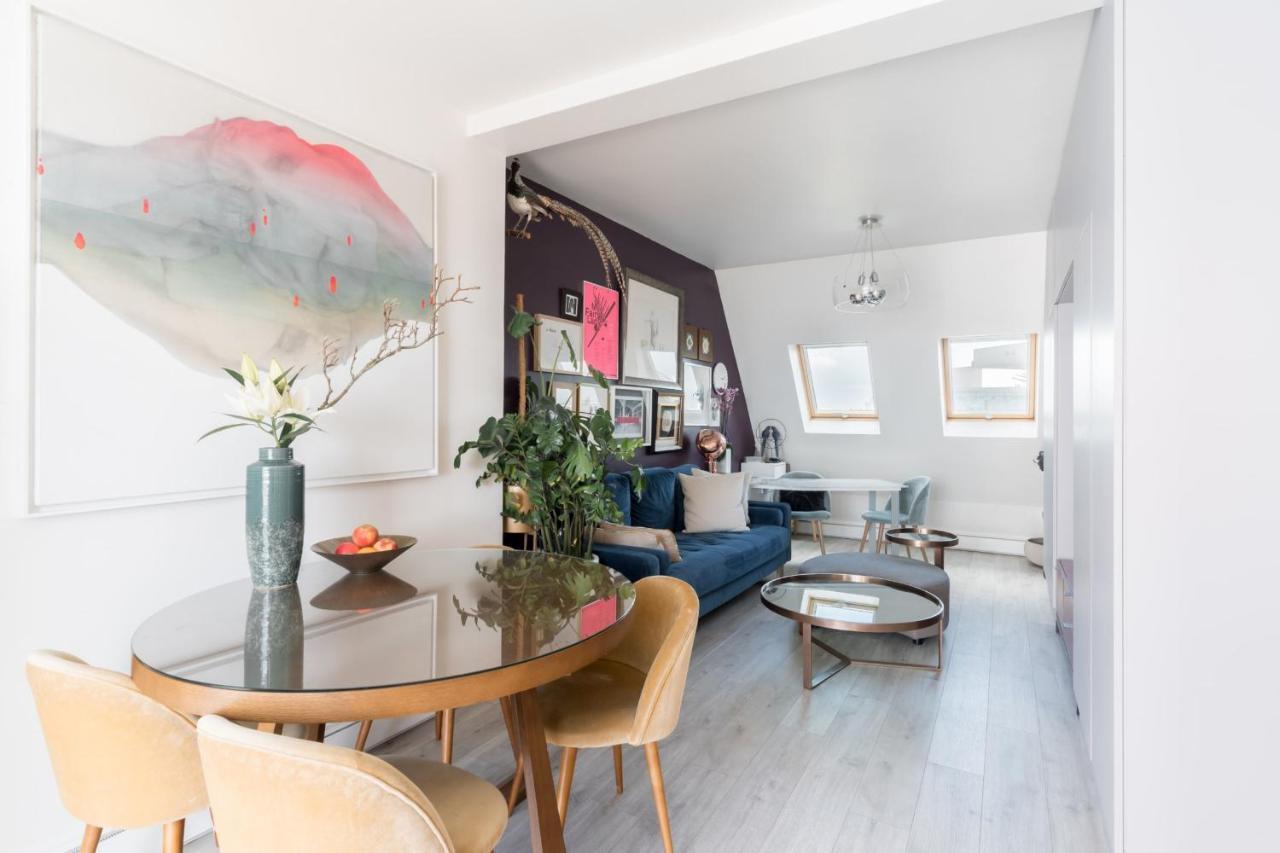 Bright And Homely 1 Bedroom Rooftop Apartment In The Marais In باريس المظهر الخارجي الصورة