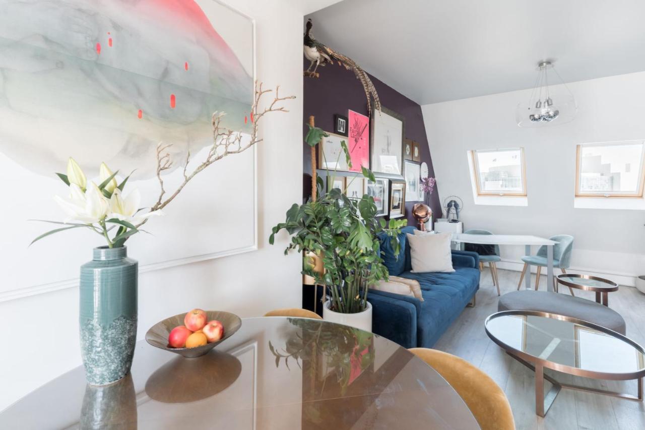 Bright And Homely 1 Bedroom Rooftop Apartment In The Marais In باريس المظهر الخارجي الصورة