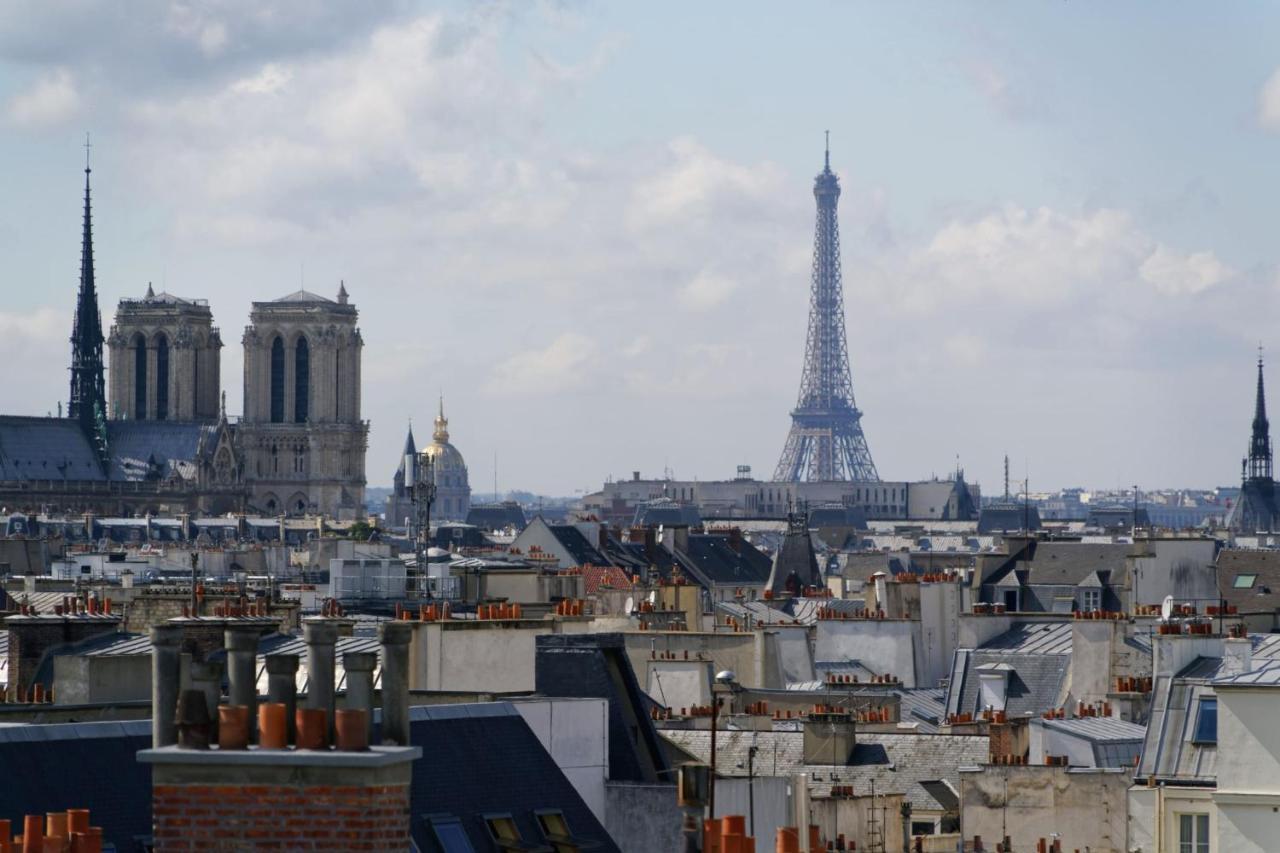 Bright And Homely 1 Bedroom Rooftop Apartment In The Marais In باريس المظهر الخارجي الصورة
